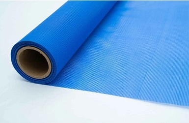 Royal Blue Mesh Fabric Creates High-End Industrial and Advertising Displays