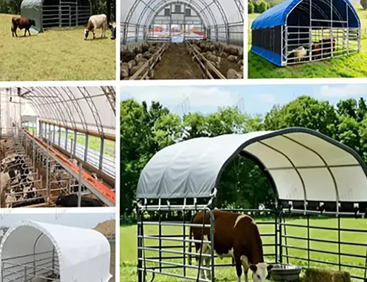 livestock tarps material