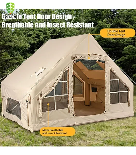 quick setup inflatable tent