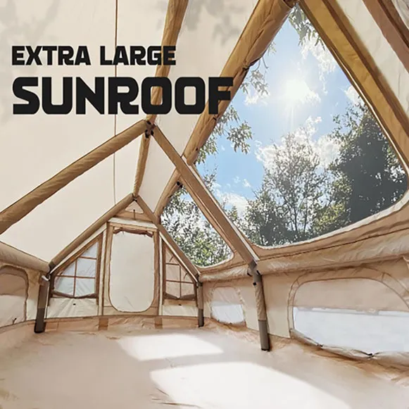 inflatable tent working principle