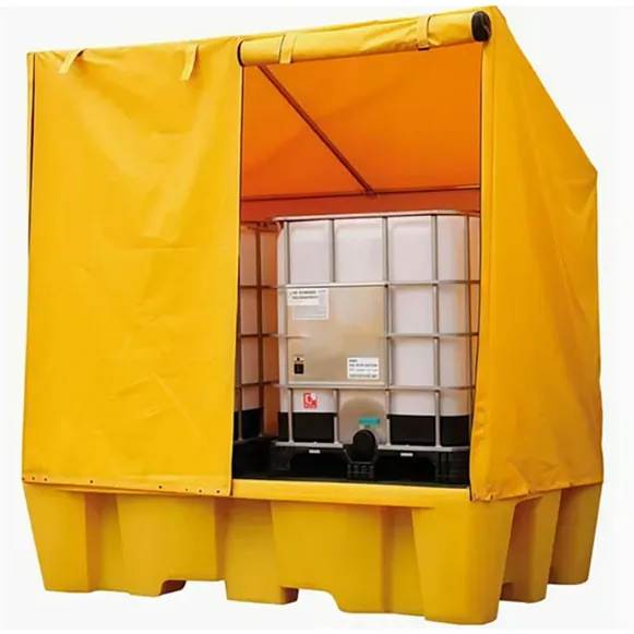 pvc pallet cover use