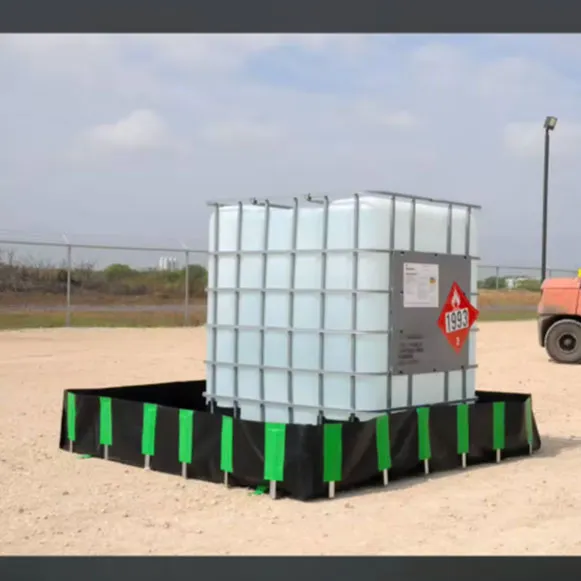 oil spill containment berm design