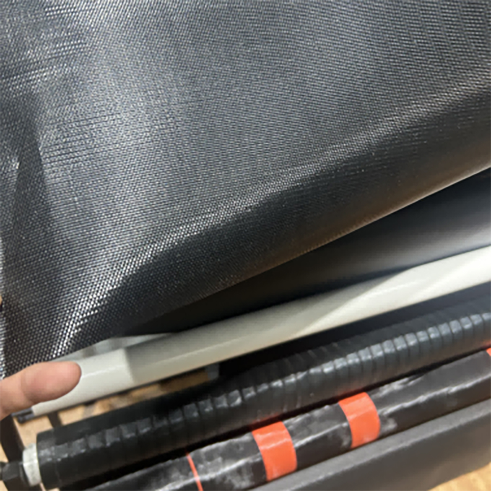 Detailed Images of Greenhouse Debris Collection Tarp