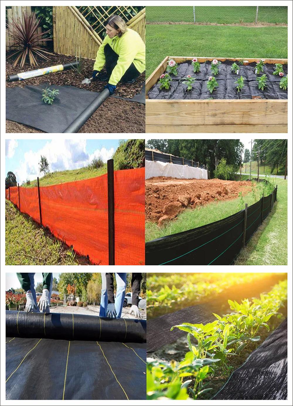 Detailed Images of Greenhouse Debris Collection Tarp