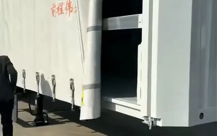 Truck Side Curtain Systerm Video 2