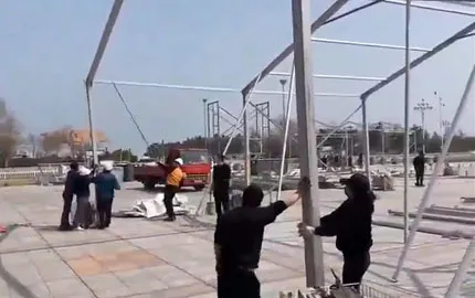 Detailed Installation Video of PVC Party Tent