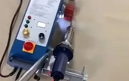Hot Air Welding Machine Video 2