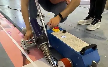 Hot Air Welding Machine Video