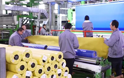 PVC tarpaulin coating and lamination production line