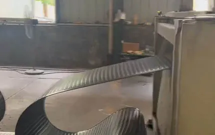 plastic geogrid extrusion punching and stretching