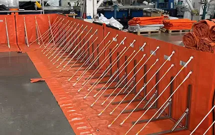 L-Shaped Barrier Installation